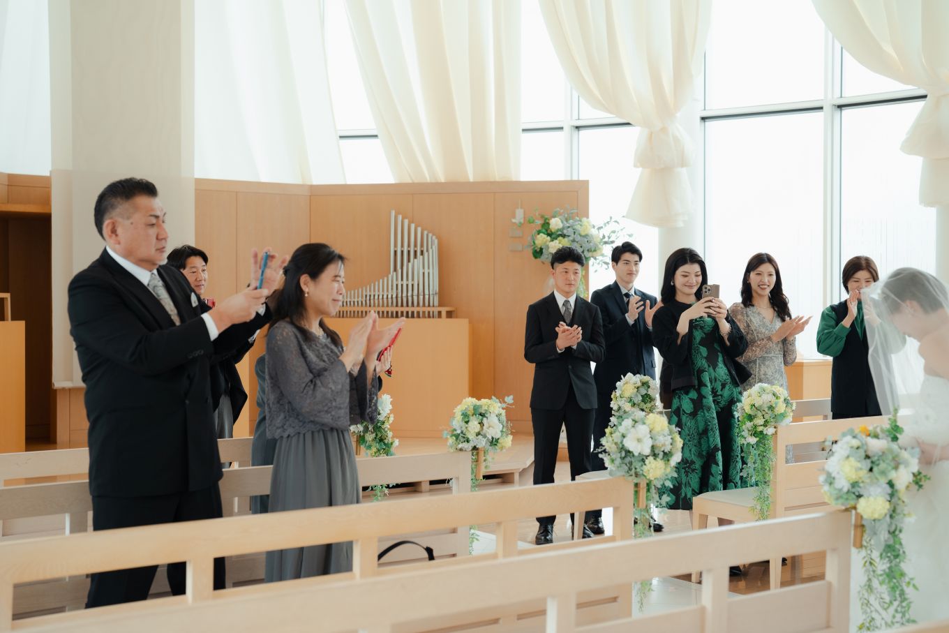 皆様に見守られながらのアットホームな結婚式！